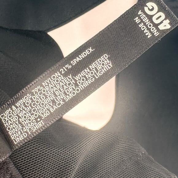 Torrid Curve Black 360 Back Smoothing Lightly Lined T-Shirt Bra Size 40G - Picture 8 of 8